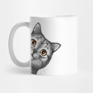 Gray cat Mug